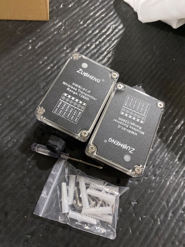 Photo 1 of Wireless Relay for HVAC Systems, Zuomeng 24VAC IO Wireless Control with 1380ft LoRa Range, 3 Channel Control for AC Heat Pump Boiler, Easy DIY Installation No Wiring Required