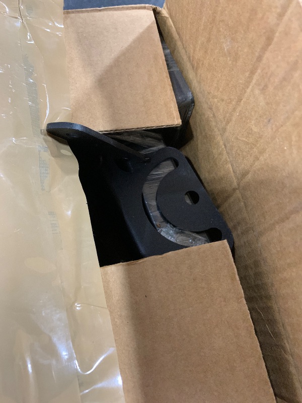 Photo 1 of Wpbhk 3Pcs Roof Riser Brackets Kit Pergola Roof Riser Beam Bracket, Heavy Duty Roof Mount Brackets 3-1/2" Saddle Black for Wood Post Gazebo Pergola