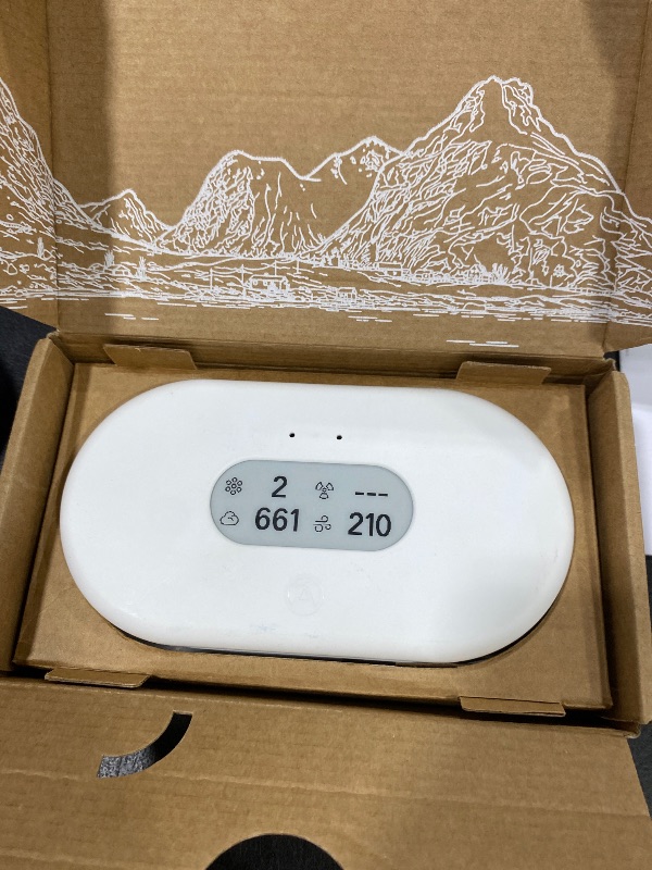 Photo 1 of Airthings 2960 View Plus - Battery Powered Radon & Air Quality Monitor (PM, CO2, VOC, Humidity, Temp, Pressure)