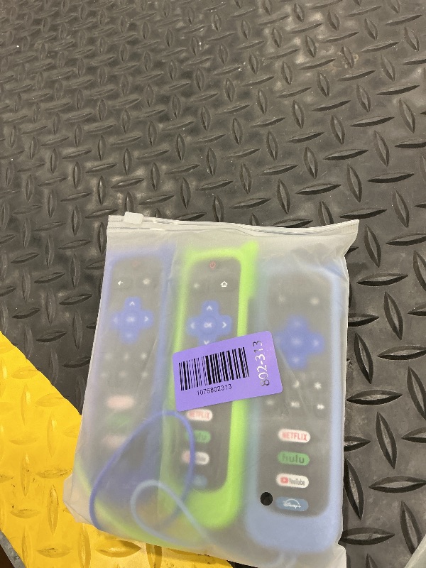 Photo 1 of (Pack of 3) Replacement Remote Only for Roku TV with Soft Protective Cover (Glow in The Dark), Compatible for TCL Roku/Hisense Roku/Onn Roku/Sharp Roku/Element Roku/Philips Roku Smart TV