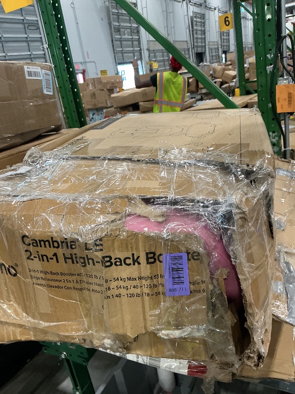 Photo 1 of [DIRTY] Diono Cambria 2 XL, Dual Latch Connectors, 2-in-1 Belt Positioning Booster Seat, High-Back to Backless Booster, Space and Room to Grow, 7 Headrest Positions, 8 Years 1 Booster Seat, PinkLPNPMGW7418589