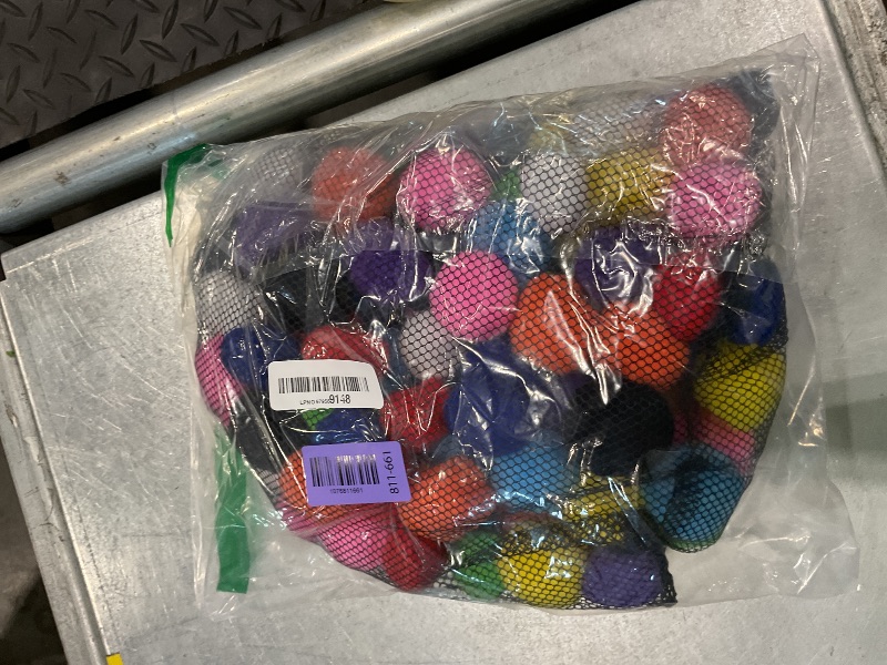 Photo 1 of 100pcs Reusable Water Balloons Quick Fill Sponge Balls Easter Beach Pool Toys, Outdoor Summer Yard Water Fight Party Games for Summer Fun and Party Favors