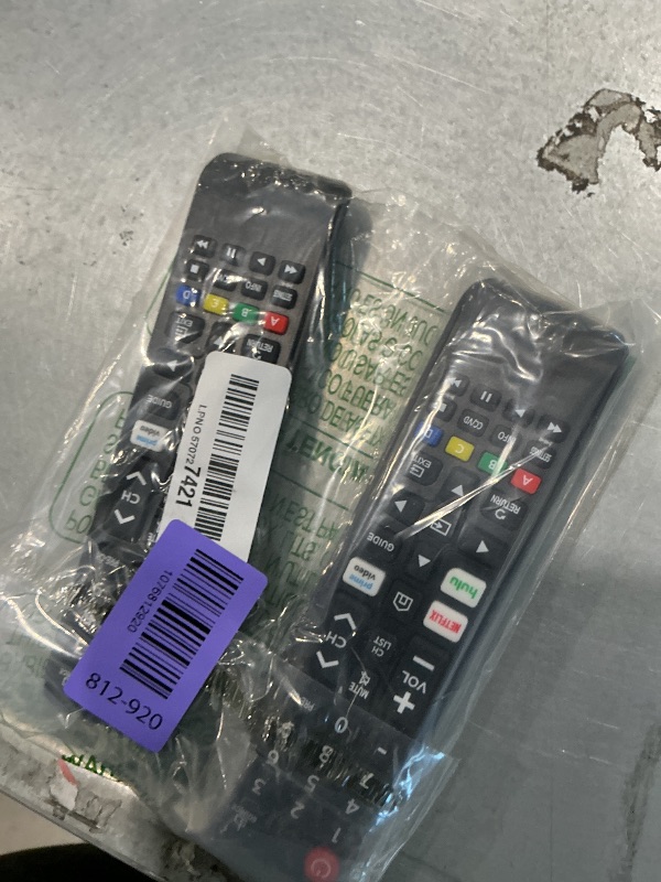 Photo 1 of ?Pack of 2? New Universal Remote for All Samsung TV Remote, Replacement Compatible for All Samsung Smart TV, LED, LCD, HDTV, 3D, Series TV