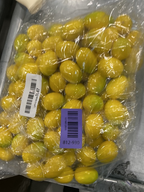 Photo 1 of 100 Pcs Fake Lemons Decor Artificial Faux Lemon Bowl Filler, 1.2x1.8 in