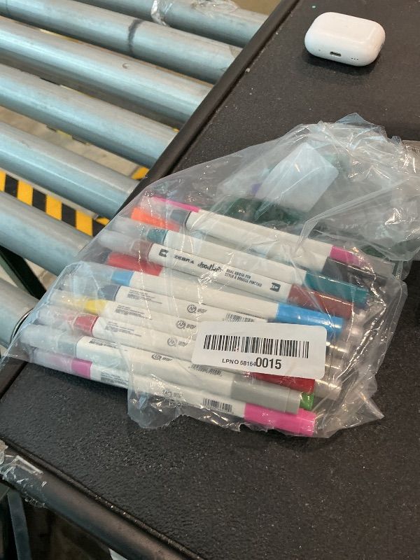Photo 1 of [MISSING PARTS] Zebra Pen, doodler’z Dual Brush Pens, Assorted Colors, Flexible Brush Tip and Fine Bullet Tip for Journaling, Hand Lettering, Coloring, Water-Based Ink, Blendable and Layer-Friendly, 18-Pack (61008)