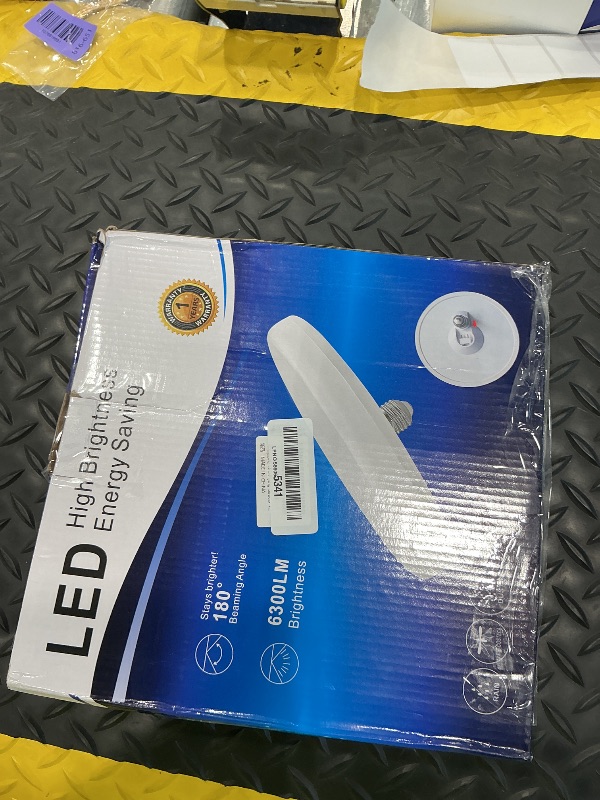 Photo 1 of ** MISSING SCREW IN PART ** Pilipane LED Flying Saucer Light High Power Super Bright Energy Saving Hallway Light Bulb for Home Use Screw Socket E27 White Color 18W 24W 36W 50W 70W (70W)