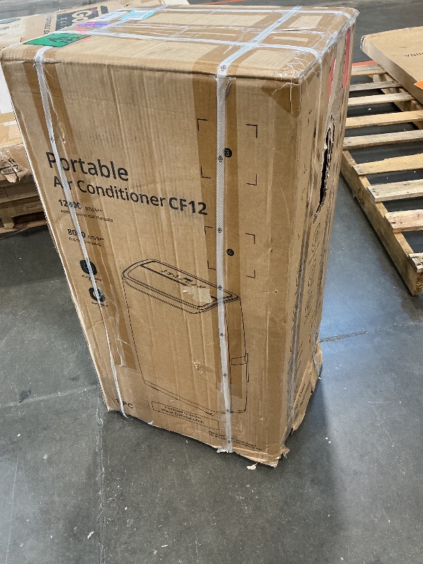 Photo 1 of ***BROKEN, SOLD FOR PARTS*** GAOMON 12000 BTU Portable Air Conditioner, Portable AC with Remote Control for Room up to 550 Sq.Ft, 3-in-1 Functions/Digital Display/24 Hrs Timer/Caster Wheels for Home/Office/Dorms
