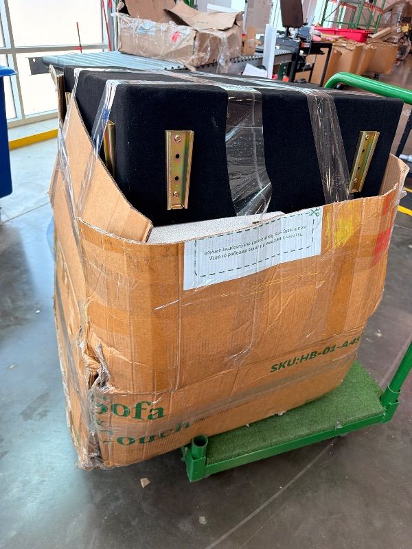 Photo 1 of [Missing Several Pieces, Parts Only really] HONBAY Modular Sectional Sleeper Sofa with Pull Out Bed, U Shaped Sectional Couch with Storage Ottoman, Sleeper Sectional Couches for Living Room, Beige THREE BOXES IN THE SET OVERSIZE ITEM NEED LARGE TRUCK AND 