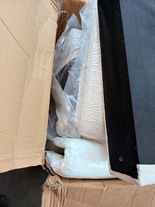 Photo 1 of [Missing Several Pieces, Parts Only really] HONBAY Modular Sectional Sleeper Sofa with Pull Out Bed, U Shaped Sectional Couch with Storage Ottoman, Sleeper Sectional Couches for Living Room, Beige THREE BOXES IN THE SET OVERSIZE ITEM NEED LARGE TRUCK AND 