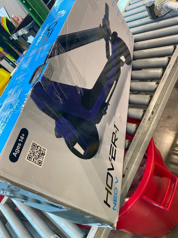 Photo 1 of *See Clerk Notes* Hover-1 Neo V Foldable Electric Scooter with 250W Rated Brushless Motor, 16 mph Max Speed, 6.5” Wheels, 9 Mile Range Commuting Scooter for Kids & Teens