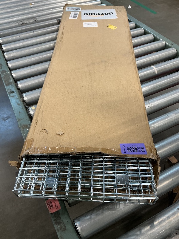 Photo 1 of *See Clerk Notes*  Live Anmials Trap Cage with Cover, Cover with Mesh Window for 1-2 Door, 32 Inch Heavy Duty Folding Humane Animal Trap Cage for Raccoon, Squirrel, Skunk, Catch, Opossums, Groundhogs