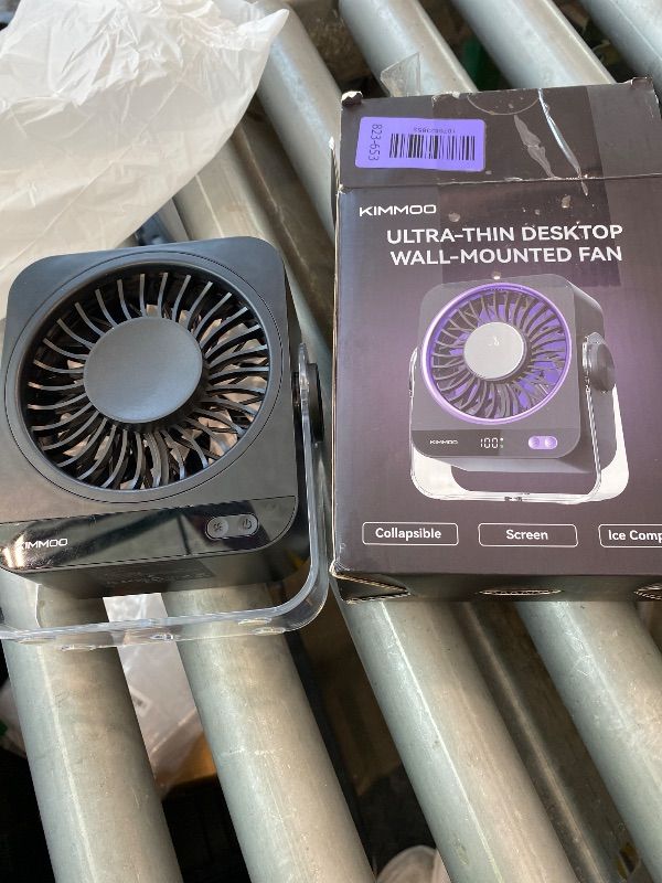 Photo 1 of [NONFUNCTIONAL] KIMMOO Desk Fan for Bedroom, Rechargeable USB Turto Table Fan, 199 Speeds, 270° Rotating, Quiet Small Desk Fan with LED Display, Personal Desktop Cooling Fan, Wall Fan for Home Office Travel (Black)1076823654
LPNO585075295
