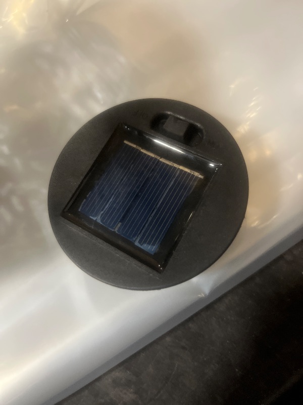 Photo 1 of **See Clerk Notes**CRUGLA 2 Pack Solar Hanging Lanterns, Black Metal