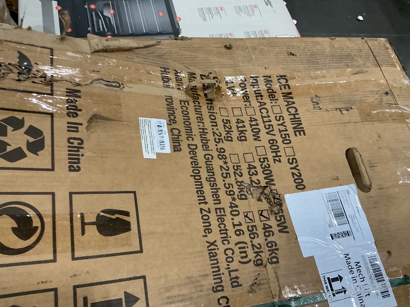Photo 1 of [SOLD FOR PARTS] GSEICE Commercial Ice Maker - 400lbs/24H, Stainless Steel, Self-Cleaning