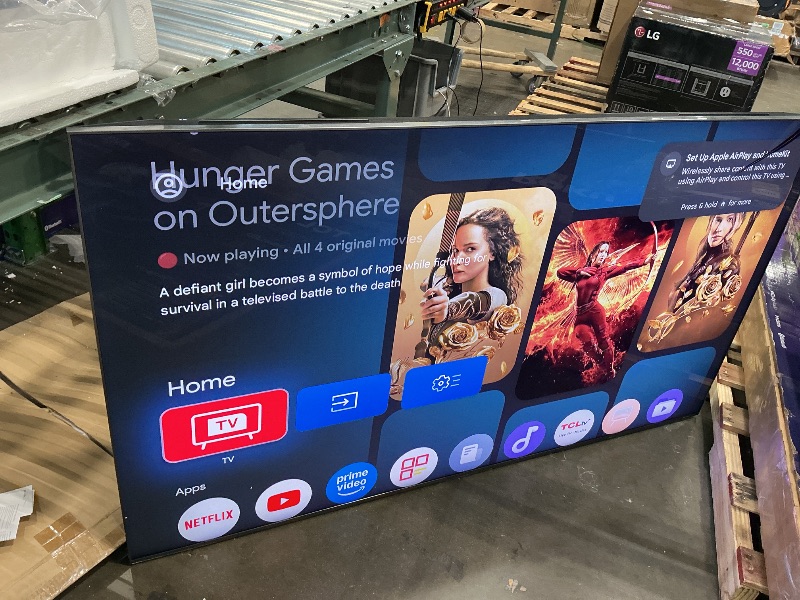 Photo 1 of [Top Right Cracked] TCL 65" QM8K Series QLED 4K HDR Mini LED TV