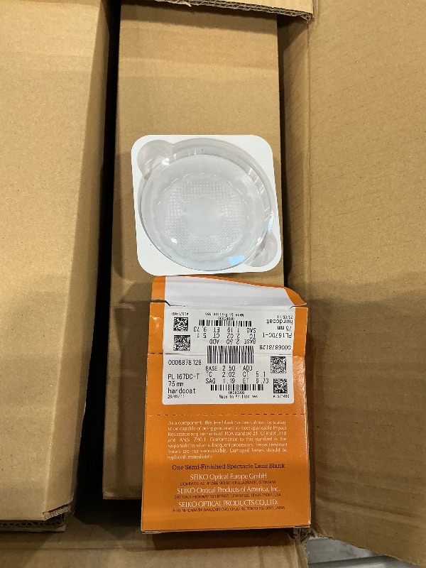 Photo 1 of 120 Semi finished spectacle lens blank