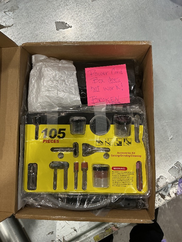 Photo 1 of **Missing parts**Mini table Saw,mini Table Saws for Crafts, Mini Multi Functional Table Saw, Dual-motor control for cutting, grinding,engraving and drilling.Speed & Angle Adjustable,for Wood/PCB/Acrylic/Plastic