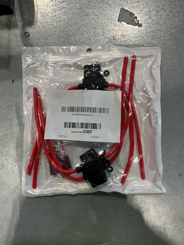 Photo 1 of 10 Gauge Fuse Holder - 10 AWG Inline Fuse Holder with 40 AMP ATC Blade Fuses (4pack)