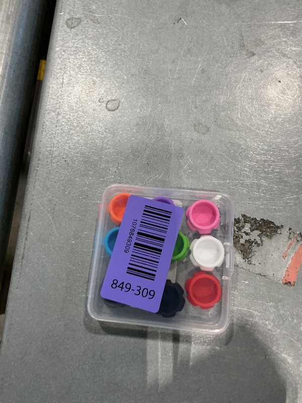 Photo 1 of 10Pcs/10Colors 3ml Vial Caps for Peptide Storage, Protective Covers