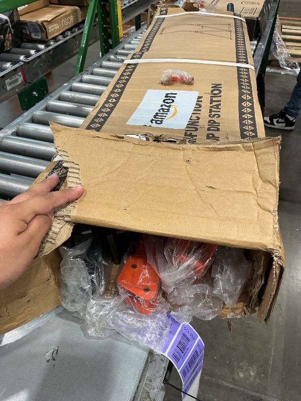 Photo 1 of [Missing Hardware] Z ZHICHI Foldable Pull-Up Dip Station Weight Capacity 400LBS