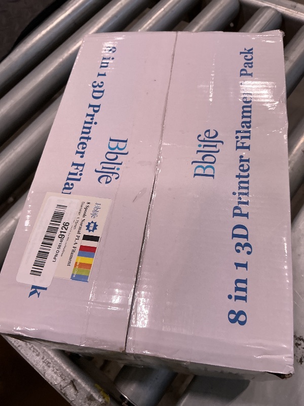 Photo 1 of 1.75mm 8 Spools Popular Colors 3D Printer PLA Filament Bundle Pack: Black White Red Blue Yellow Orange Limegreen SkyBlue, Each Spool 250g, Widely Compatible, Total 2Kg 3D Printing Filament