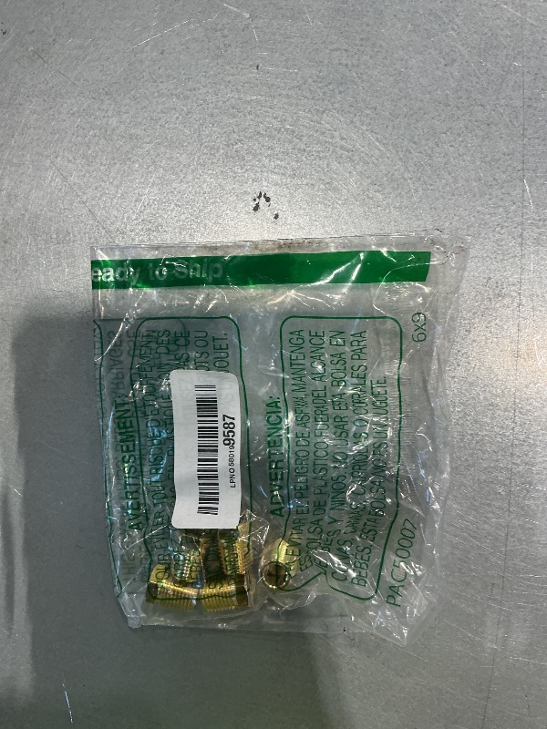 Photo 1 of 1/4" x 1/8" NPT Reducer Adapter Brass Hex Bushing, Reducing Pipe Fitting 5pcs