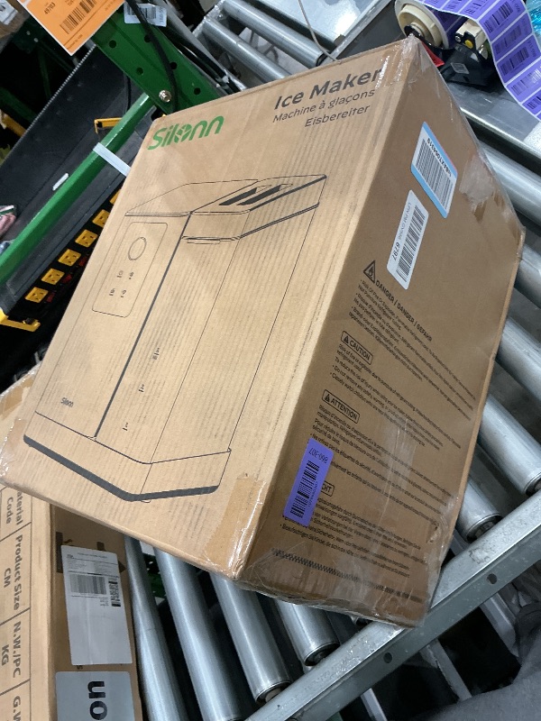 Photo 1 of ****CHECKED 8/2/25 - SOLD AS IS/ NO RETURNS - SALE FINAL - FOR PARTS ONLY****
Silonn Nugget Ice Maker Countertop with APP & Voice Control, Self Cleaning Ice Machine with 3L Large Water Tank, 40 lbs/24H Soft Chewable Ice, Portable Pebble Ice Maker for Home