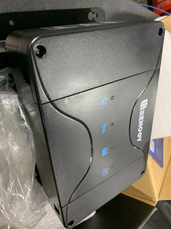 Photo 1 of Renogy 50 Amp MPPT Charge Controller 12V MPPT Solar Charge Controller, Capable for Solar Panel and Alternator Power Input, with DC to DC Battery Charger Function, for Gel, AGM, and Lithium Batteries