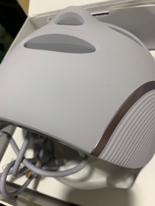 Photo 1 of Shark CryoGlow LED Face Mask with Under-Eye Cooling, Anti-Ageing & Blemish Repair, Red & Blue LED, Infrared Light Therapy, USB-C, Remote Control, Storage Bag, Lilac Chill, FW312PL