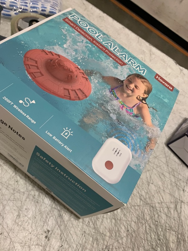 Photo 1 of Pool Alarm, Floating Pool Safety Alarms for Inground & Above Ground Pools – Loud 110dB Alert, Adjustable Sensitivity, Protection for Kids & Pets (Red+Black)