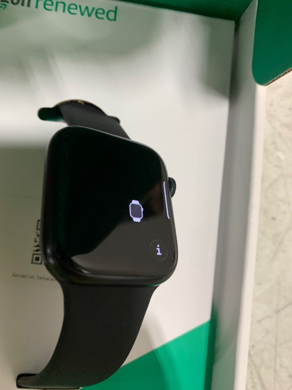 Photo 1 of Apple Watch Series 9 [GPS, 45mm] - Midnight Aluminum Case with Midnight Sport Band, M/L (Renewed Premium)