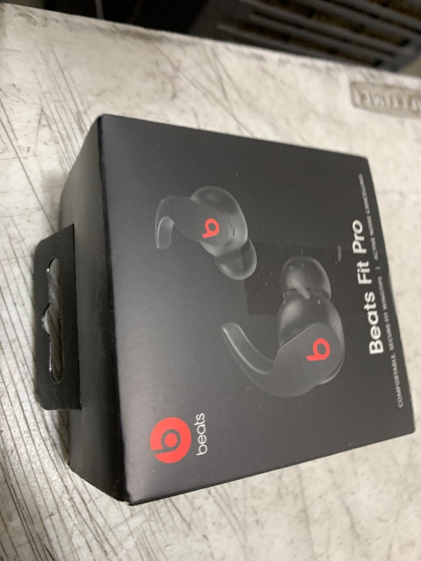 Photo 1 of Beats Fit Pro (1st Gen) - True Wireless Noise Cancelling Earbuds - Active Noise Cancelling - Sweat Resistant Earphones, Compatible with Apple & Android, Class 1 Bluetooth®- Beats Black