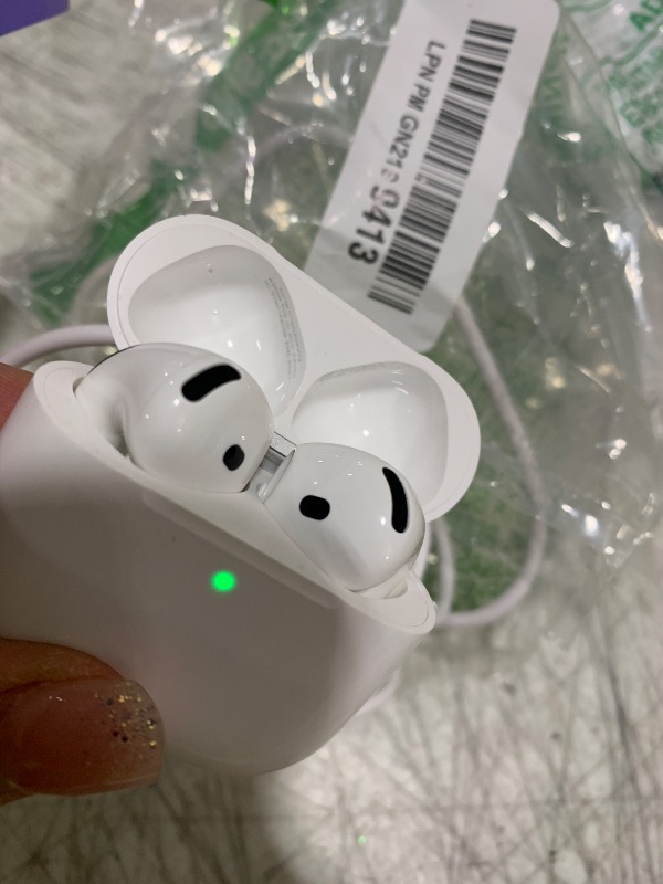 View 3 of LOCKED TO PREVIOUS OWNER*************Apple AirPods 4 with Active Noise Cancellation (Renewed)