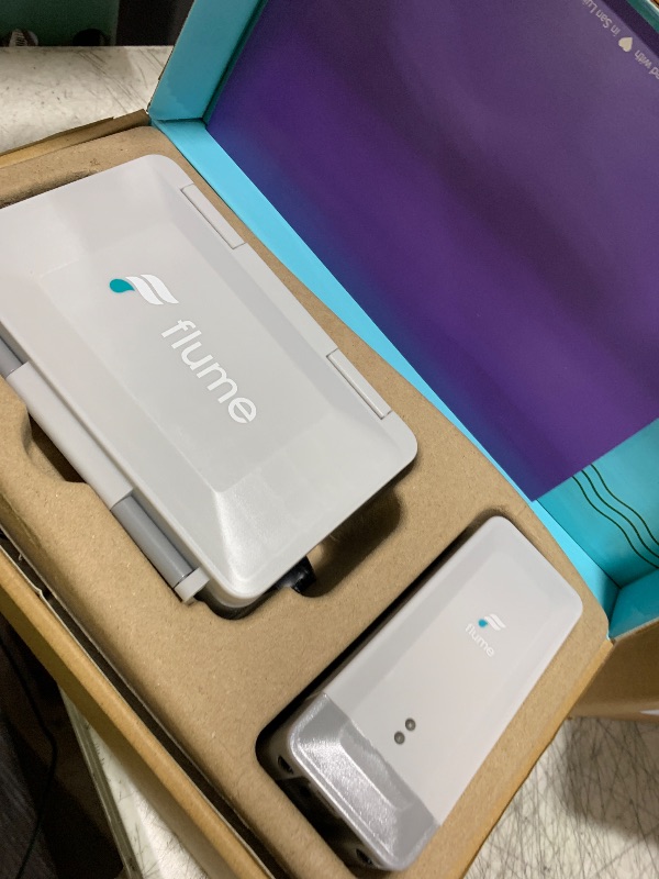 Photo 1 of Flume F2X Smart Home Water Monitor and Leak Detector (Newest Model) – Real-Time Water Usage Tracking, Indoor/Outdoor Leak Alerts, Irrigation & Sprinkler Monitoring, Easy No-Plumbing Installation