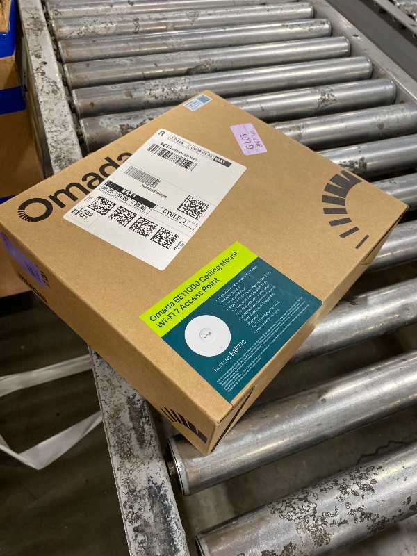 Photo 1 of TP-Link Omada WiFi 7 Wireless Access Point - BE11000 Tri-Band, 2.5G Port, PoE+ or DC Powered, Adapter Included, 5yr Warranty, Captive Portal, Mesh, WPA3, Roaming, Business WiFi Experience (EAP770)