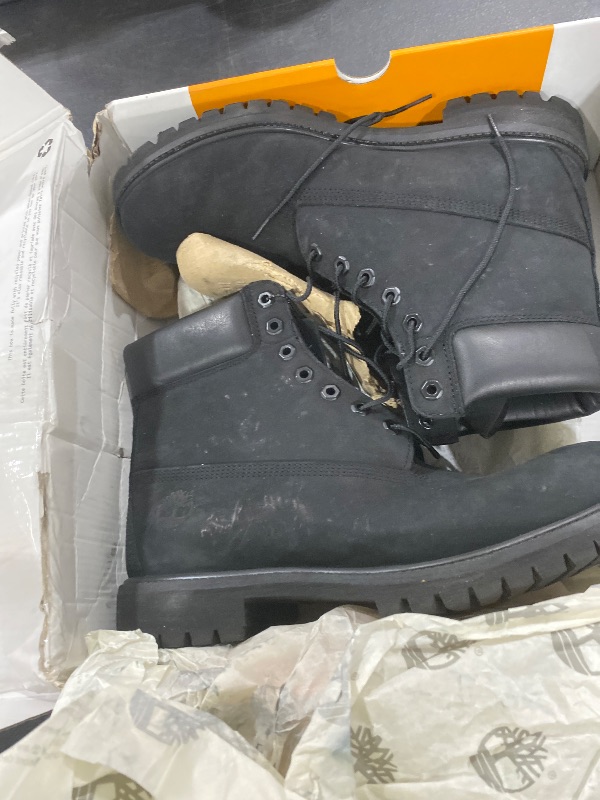 Photo 1 of Timberland Men's Premium 6 Inch Lace Up Waterproof Boot, Black-NEW 2024, 11.5 Wide