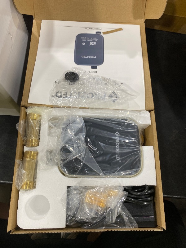 Photo 1 of PROZRTED Digital Smart Instant Hot Water Recirculating Pump Kit with Built-in Thermostat Timer Digital Screen Under Sink Recirculation Pump System Extremely Quiet HBS24-12T