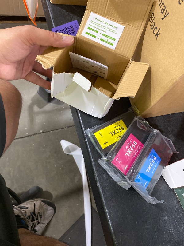 Photo 1 of 952XL Cyan, Magenta, Yellow Ink Cartridges (3-Pack Color) Replacement for HP 952 952xl Ink for OfficeJet 8702 OfficeJet Pro 7720 7740 8210 8710 8720 8730 8740 Printer