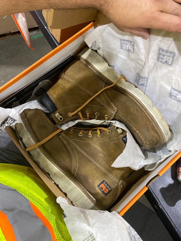 Photo 1 of Timberland PRO Men's Gridworks 6 Inch Soft Toe Waterproof Industrial Wedge Work Boot, Golden Brown-2024 New, 10.5