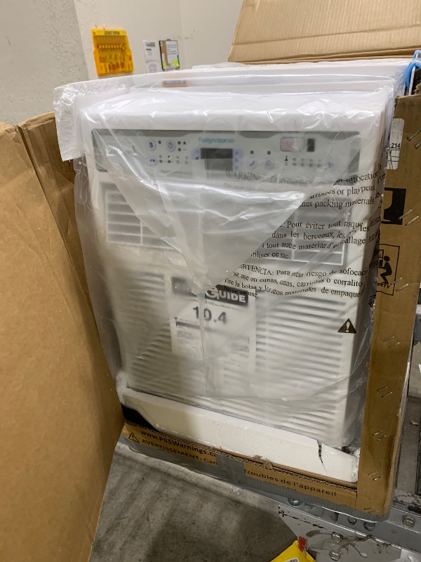 Photo 1 of Keystone 10,000 BTU Slider Window Air Conditioner and Dehumidifier, 115V Air Conditioner Window Unit for Bedroom, Living Room, and Small-Medium Sized Rooms up to 450 Sq.Ft, 4-Way Air Direction Control