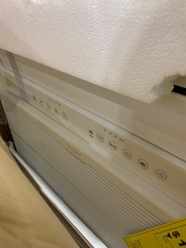 Photo 1 of Whirlpool 24,000 BTU Window Mounted Inverter Air Conditioner with Quiet, 230V, AC for Large Rooms up to 1500 Square Feet with Remote, Window AC Unit for Apartment, Living Room, Bedroom