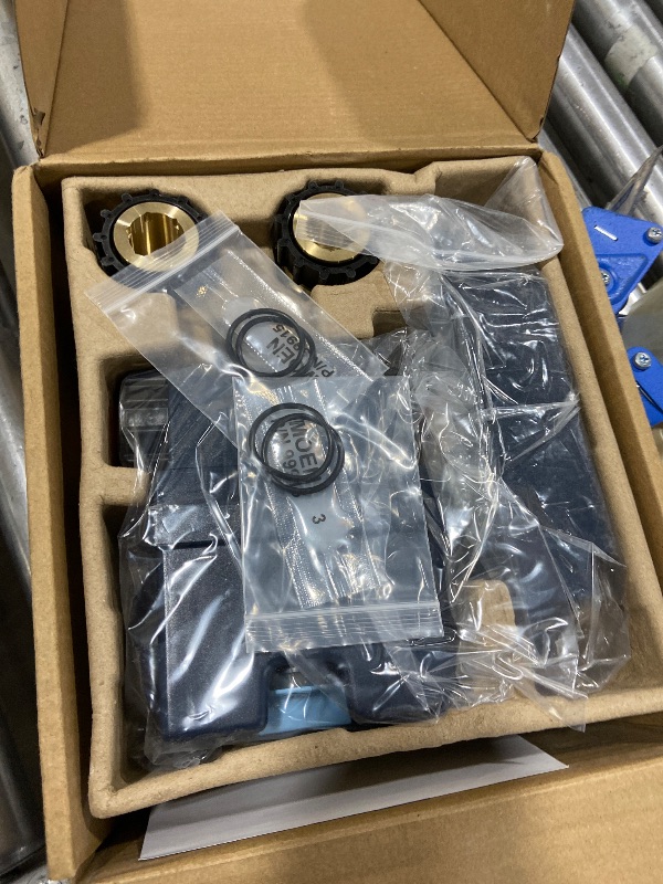 Photo 1 of Moen Flo 1-inch Smart Water Shut Off Valve, Smart Home Water Monitor Leak Detector, Wifi Connected, App Enabled Flow Meter and Shutoff, 900-006