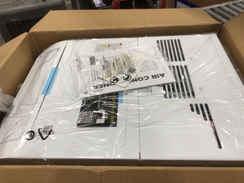 Photo 1 of GE Profile ClearView Inverter Window Air Conditioner Unit, 12,200 BTU, Energy Efficient Cooling up to 550 sq ft., Ultra Quiet, SMART Home Capable, Includes Remote, White