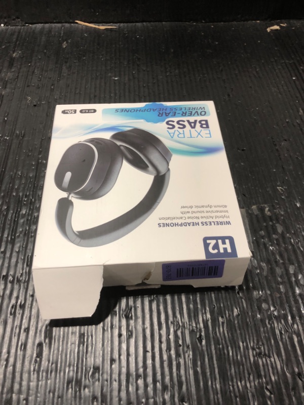 Photo 1 of MMWOWARTS Hybrid Active Noise Cancelling Bluetooth Headphones, Over Ear Wireless Headphones with 120H Playtime, Hi-Res Audio, Deep Bass, Memory Foam Ear Cups for Home Office Travel