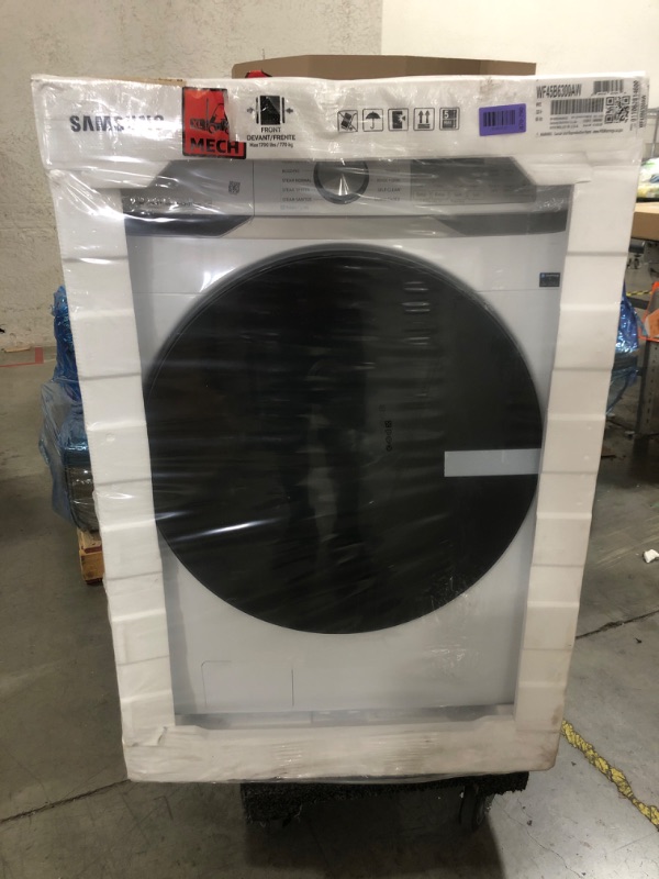Photo 1 of Samsung 4.5 cu. ft. Large Capacity Smart Front Load Washer with Super Speed Wash, White, WF45B6300AW/US