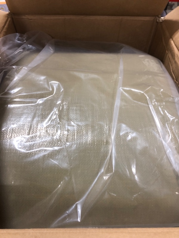 Photo 1 of Robelle 30 x 60 ft Professional Tan Winter Pool Cover for Inground Pools, 5 ft Overlap (35 x 65 ft Cover Size), Solid 12 x 12 Scrim, 3.7 oz/yd2, 15-Year Warranty, Style: 573060R-ROBA