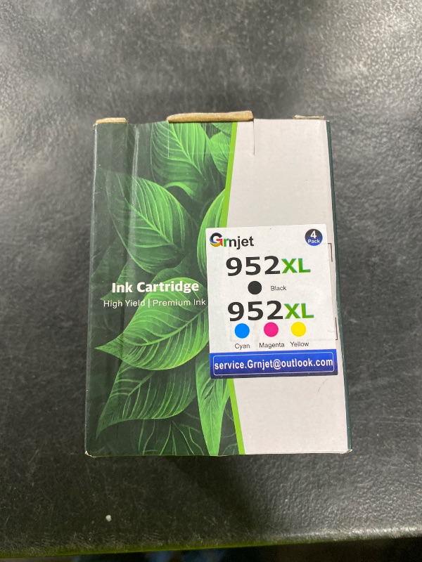 Photo 1 of 952XL Ink Cartridges Compatible for HP 952 Ink Cartridges Combo Pack Work with HP Printer OfficeJet Pro 8710 7740 8702 8715 8720 7720 8730 Printer Ink Black Color Cyan Magenta Yellow 952 Ink (4 Pack)
