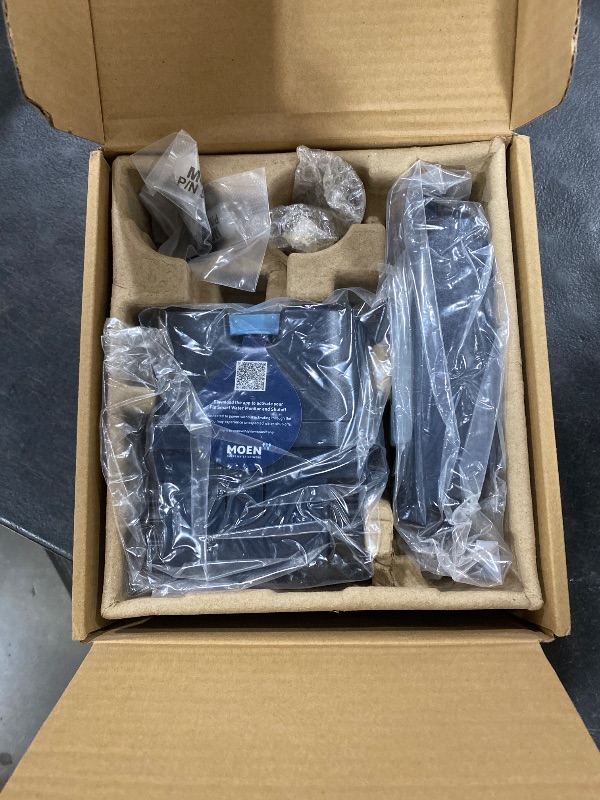 Photo 1 of Moen Flo 3/4-inch Smart Water Shut Off Valve, Smart Home Water Monitor Leak Detector, Wifi Connected, App Enabled Flow Meter and Shutoff, 900-001