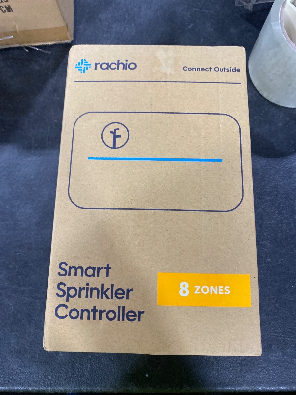Photo 1 of Rachio WiFi Smart Sprinkler Controller (8-Zone Irrigation Remote Control) – App-Based Scheduling, Local Weather Intelligence, Rain Skips, Easy DIY Install