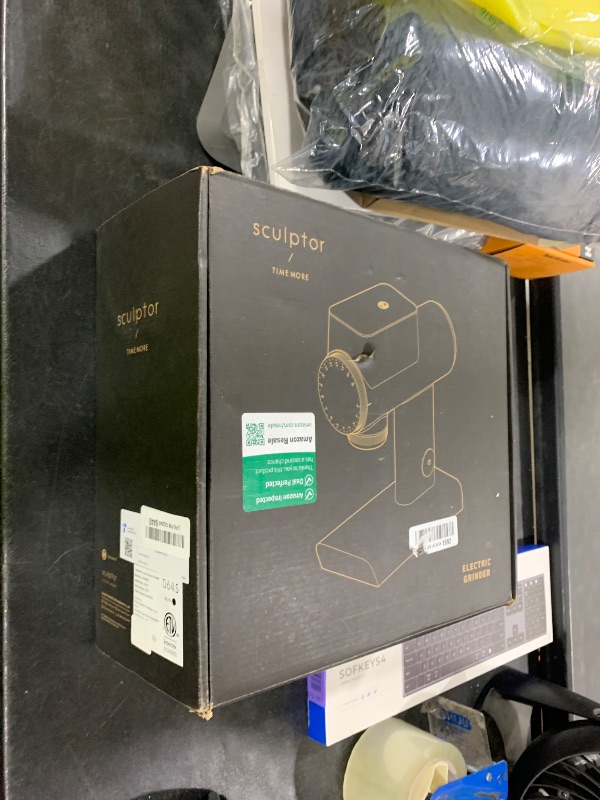 View 2 of TIMEMORE Sculptor 064S Flat Burr Coffee Bean Grinder, Electric Espresso Grinder with Stepless Coarseness Adjustment, Suitable for Pour over, French Press, Cold Brew - Black